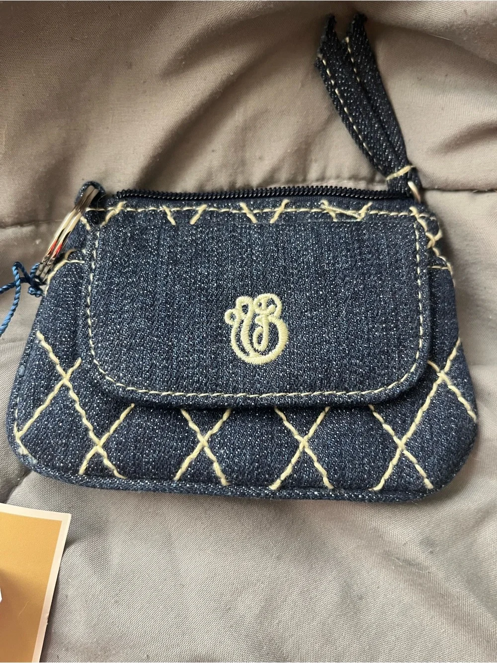 Vera Bradley - Denim Quilted Coin/Card Pouch in NWT